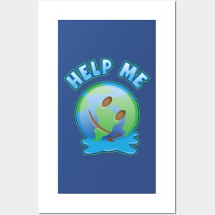 Help the Earth from melting Posters and Art